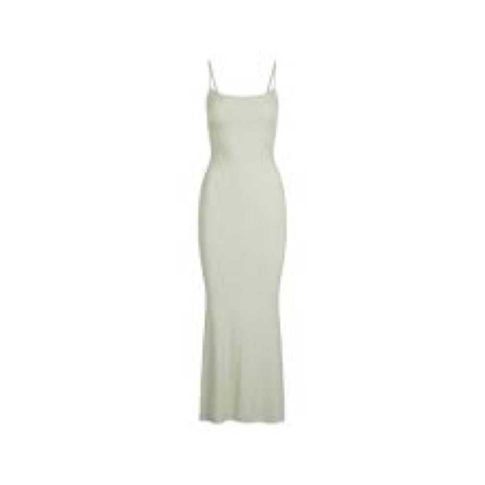 Skims Soft Lounge Maxi Tank Dress in Talc